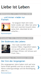 Mobile Screenshot of liebeistleben.blogspot.com