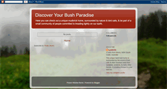 Desktop Screenshot of bushparadise.blogspot.com