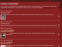 Tablet Screenshot of 5tapones.blogspot.com