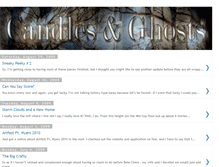 Tablet Screenshot of candlesandghosts.blogspot.com