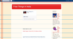 Desktop Screenshot of freethingsinindia.blogspot.com