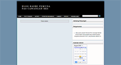 Desktop Screenshot of pemudapasbk6.blogspot.com