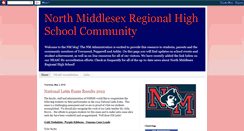Desktop Screenshot of northmiddlesexregionalhighschool.blogspot.com