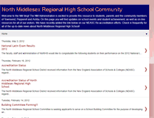 Tablet Screenshot of northmiddlesexregionalhighschool.blogspot.com