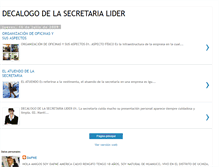 Tablet Screenshot of dafne-decalogodelasecretarialider.blogspot.com