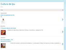 Tablet Screenshot of casadaculturadeipu.blogspot.com