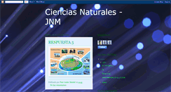 Desktop Screenshot of cienciasnaturales-jnm.blogspot.com