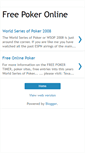 Mobile Screenshot of freepokeronline.blogspot.com