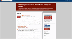 Desktop Screenshot of pablobustosinmigracion.blogspot.com