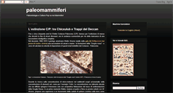 Desktop Screenshot of paleomammiferi.blogspot.com