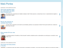 Tablet Screenshot of matupontes.blogspot.com