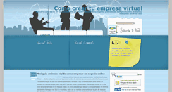 Desktop Screenshot of comocreartuempresavirtual.blogspot.com