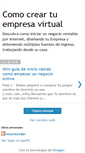 Mobile Screenshot of comocreartuempresavirtual.blogspot.com