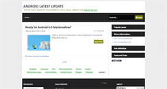 Desktop Screenshot of latest-android-news.blogspot.com