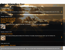 Tablet Screenshot of pastormikesblogpage.blogspot.com