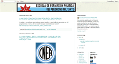 Desktop Screenshot of escueladeformacionpoliticapm.blogspot.com