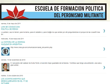 Tablet Screenshot of escueladeformacionpoliticapm.blogspot.com