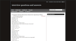 Desktop Screenshot of interview-questions-and-answers.blogspot.com