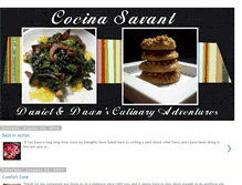 Tablet Screenshot of cocinasavant.blogspot.com