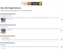 Tablet Screenshot of mylifeexperiences-julieta.blogspot.com
