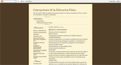 Desktop Screenshot of concepcioneseducacionfisica.blogspot.com