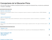 Tablet Screenshot of concepcioneseducacionfisica.blogspot.com
