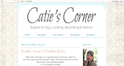 Desktop Screenshot of catiescorner2.blogspot.com