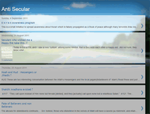 Tablet Screenshot of antisecularism.blogspot.com