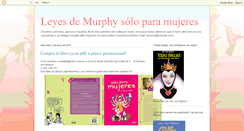 Desktop Screenshot of leyesdemurphyparamujeres.blogspot.com