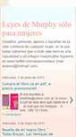 Mobile Screenshot of leyesdemurphyparamujeres.blogspot.com