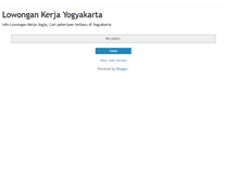Tablet Screenshot of lowonganyogyakarta.blogspot.com