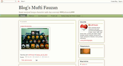 Desktop Screenshot of muftifauzan.blogspot.com