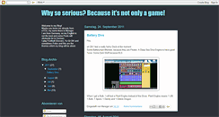Desktop Screenshot of itsnotonlyagame.blogspot.com