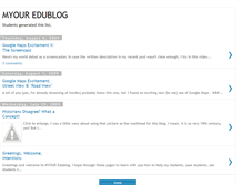 Tablet Screenshot of myouredublog.blogspot.com