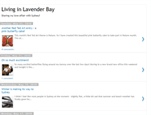 Tablet Screenshot of livinginlavenderbay.blogspot.com