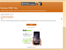 Tablet Screenshot of karnavwithyou.blogspot.com