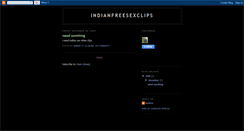 Desktop Screenshot of indianfreesexclips.blogspot.com