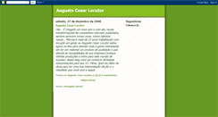 Desktop Screenshot of locutoraugustocesar.blogspot.com