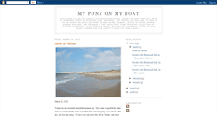 Desktop Screenshot of myponyonmyboat.blogspot.com