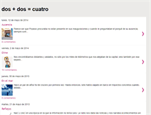 Tablet Screenshot of dospesetas.blogspot.com