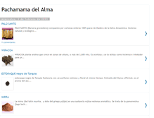 Tablet Screenshot of pachamamadelalma.blogspot.com