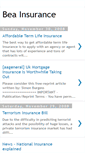 Mobile Screenshot of beainsurance.blogspot.com