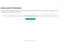 Tablet Screenshot of cajasparamudanzas.blogspot.com