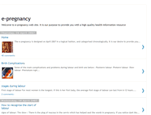 Tablet Screenshot of e-pregnancy.blogspot.com