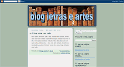 Desktop Screenshot of blogletraseartes.blogspot.com