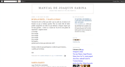 Desktop Screenshot of manualjoaquinsabina.blogspot.com