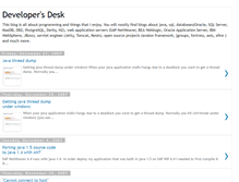 Tablet Screenshot of developersdesk.blogspot.com