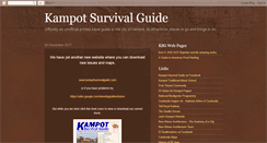 Desktop Screenshot of kampotsurvivalguide.blogspot.com