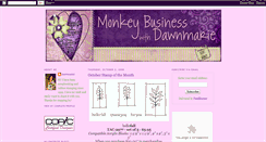 Desktop Screenshot of monkeybusinesswithdawnmarie.blogspot.com