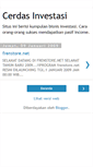 Mobile Screenshot of cerdasinvestasi.blogspot.com